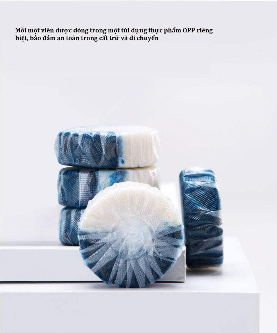 Chất tẩy rửa nhà vệ sinh tác động kép Xiaomi Clean-n-Fresh (40g x 12 gói)